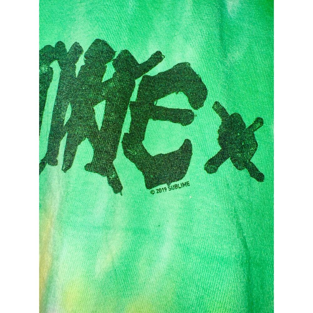 Sublime Tie Dye T Shirt Womens Small Reggae 2019 Band Rare Neon Festival Rainbow - Picture 3 of 6